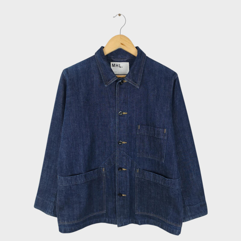 MHL MARGARET HOWELL Men's Canton Overalls Made in Japan Denim Chore Jacket