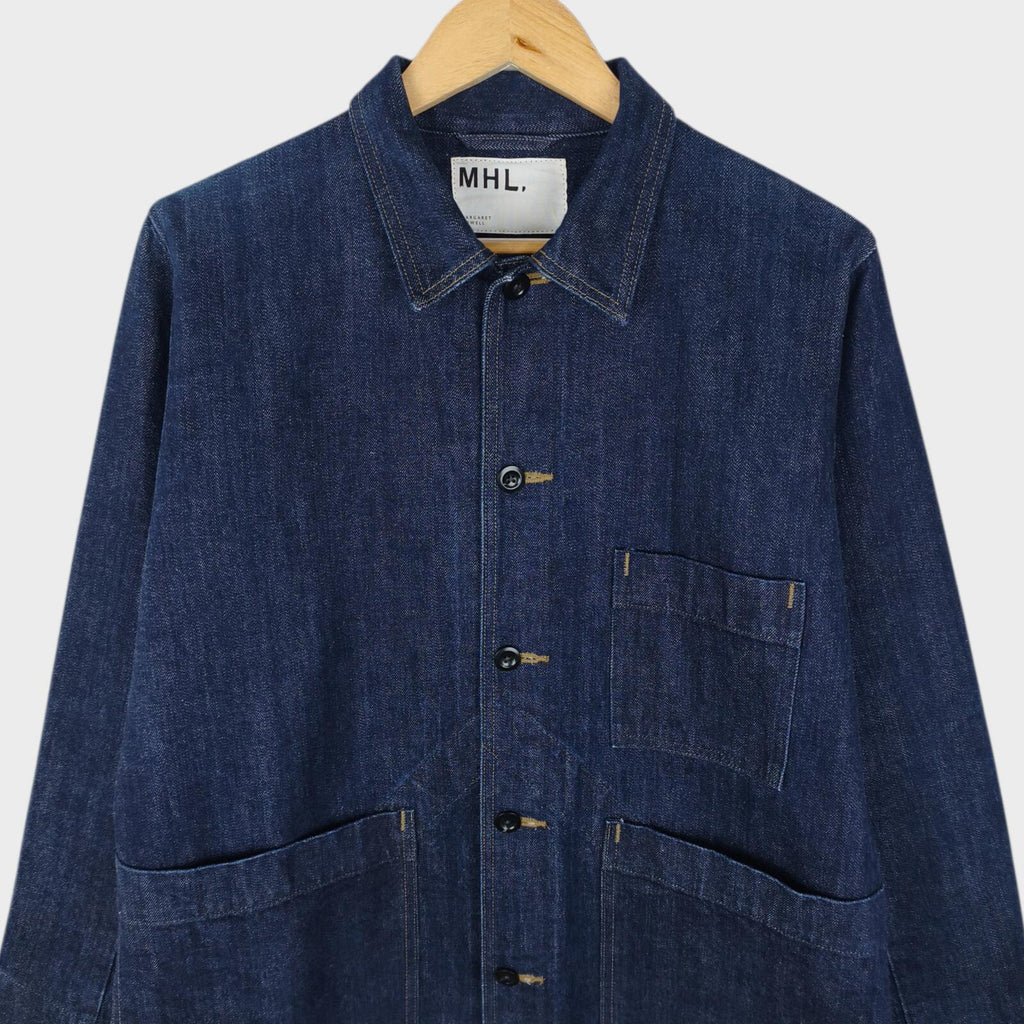 MHL MARGARET HOWELL Men's Canton Overalls Made in Japan Denim Chore Jacket