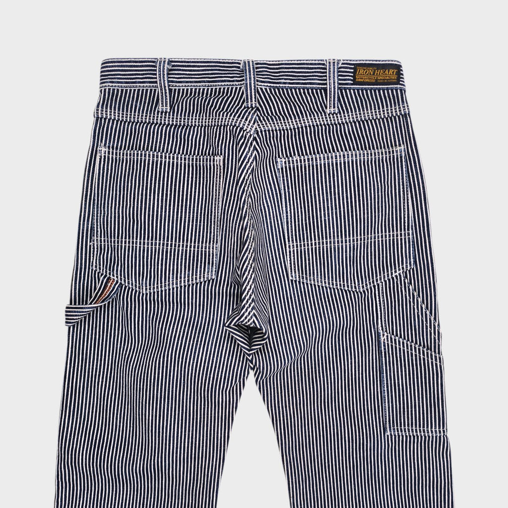 IRON HEART Men's Made in Japan Heavyweight Hickory Stripe Work Trousers