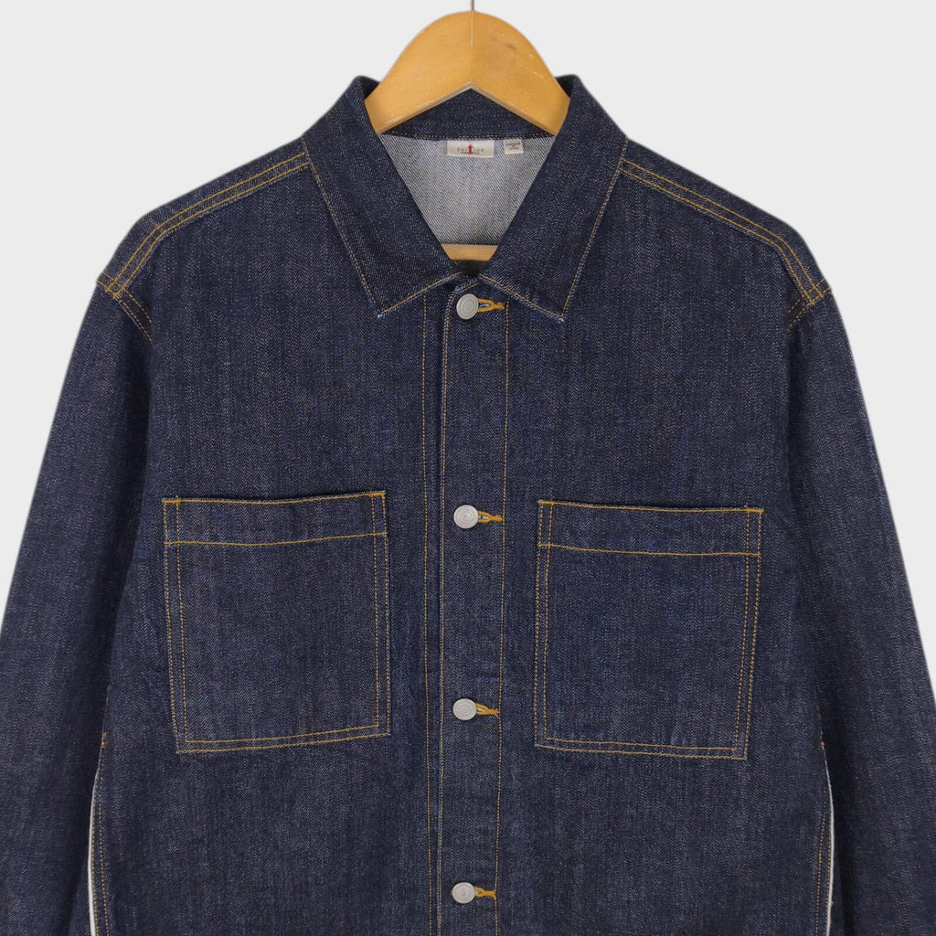 EDIFICE Men's Made in Japan Denim Jacket