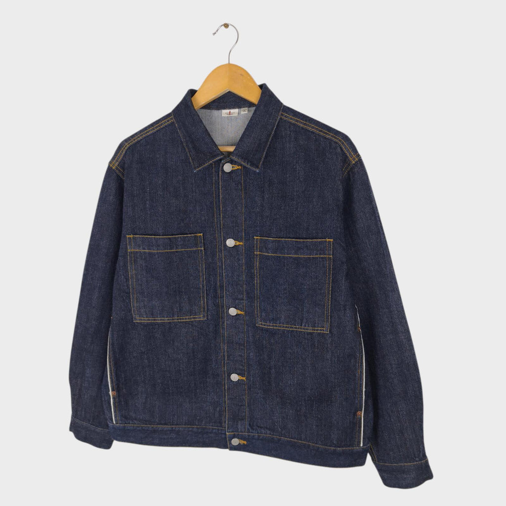EDIFICE Men's Made in Japan Denim Jacket