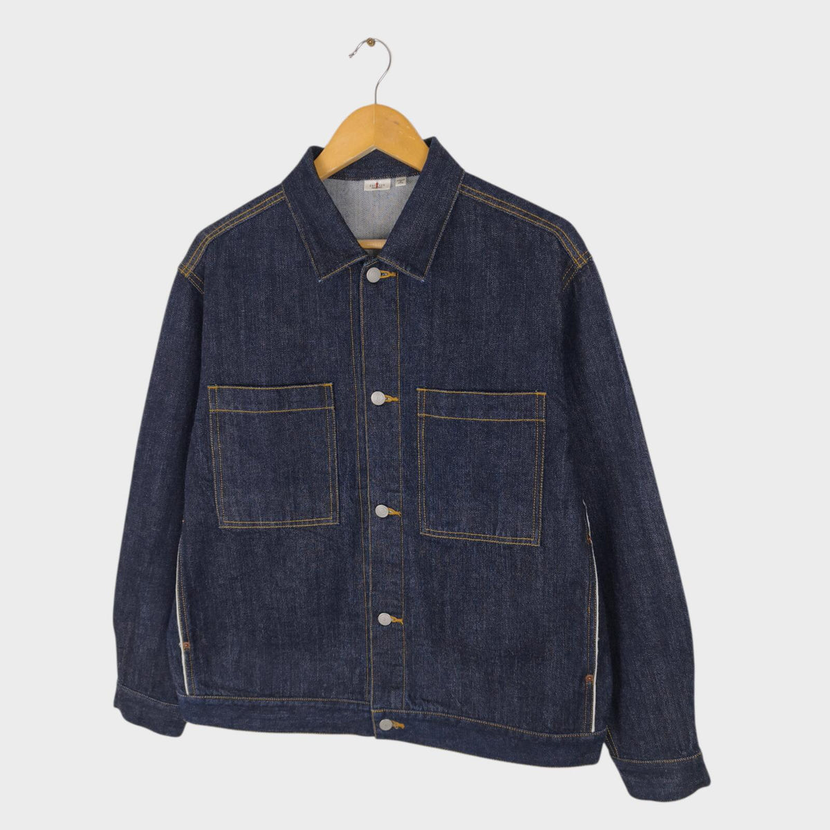 EDIFICE Men's Made in Japan Denim Jacket