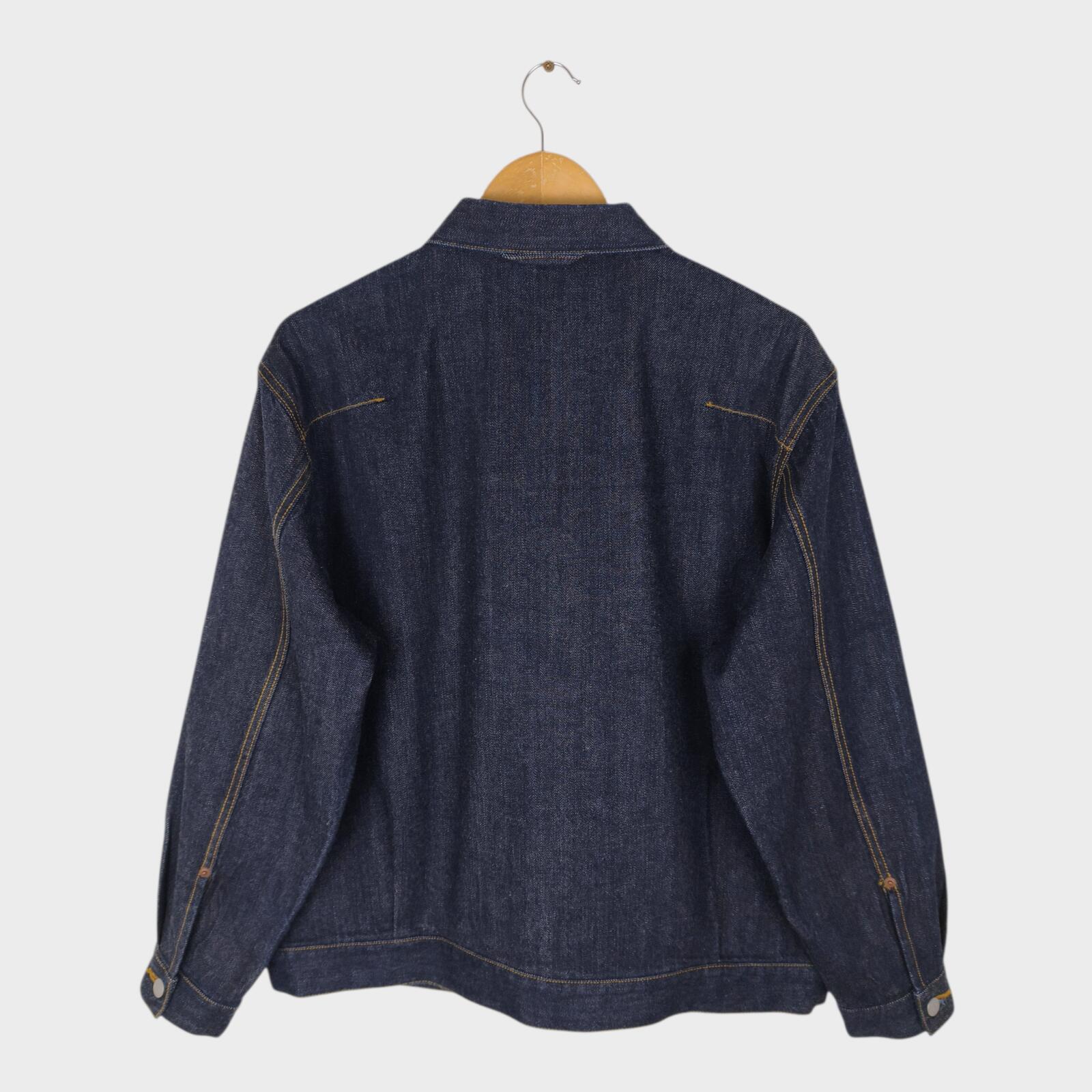 EDIFICE Men's Made in Japan Denim Jacket