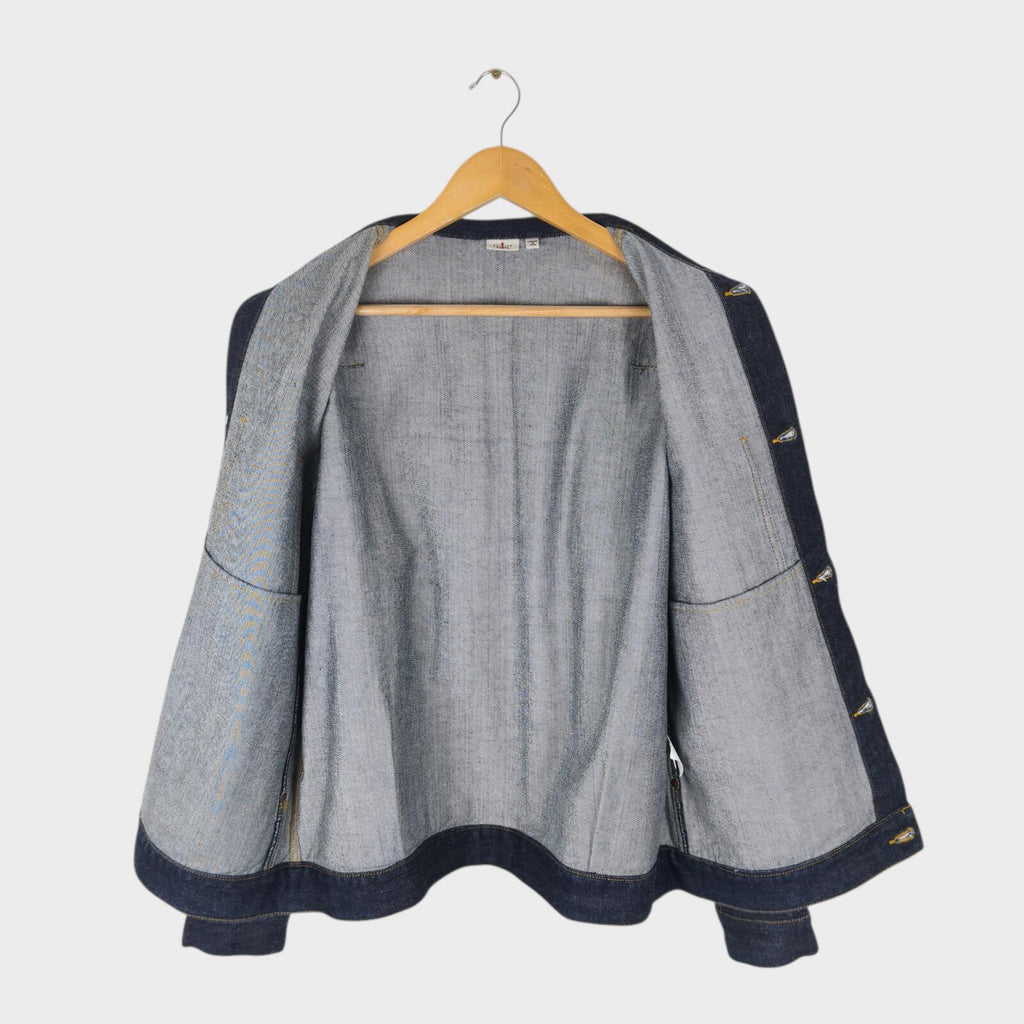 EDIFICE Men's Made in Japan Denim Jacket