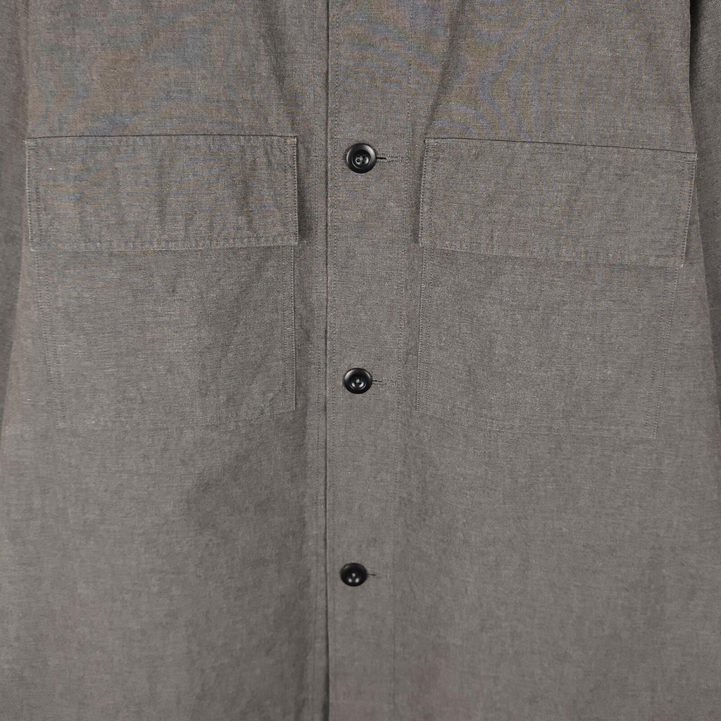 MHL MARGARET HOWELL Men's Grey Cotton Overshirt Jacket