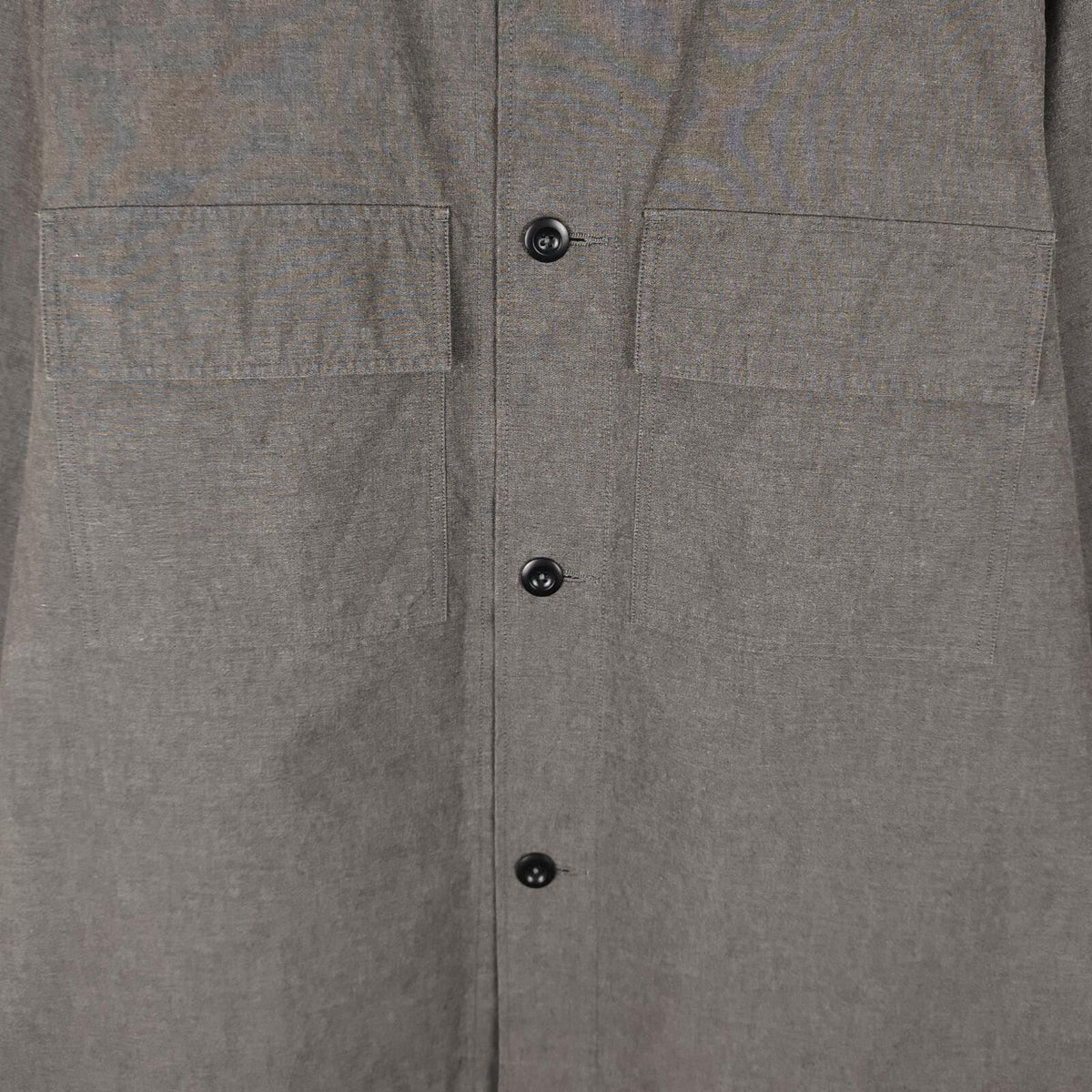 MHL MARGARET HOWELL Men's Grey Cotton Overshirt Jacket