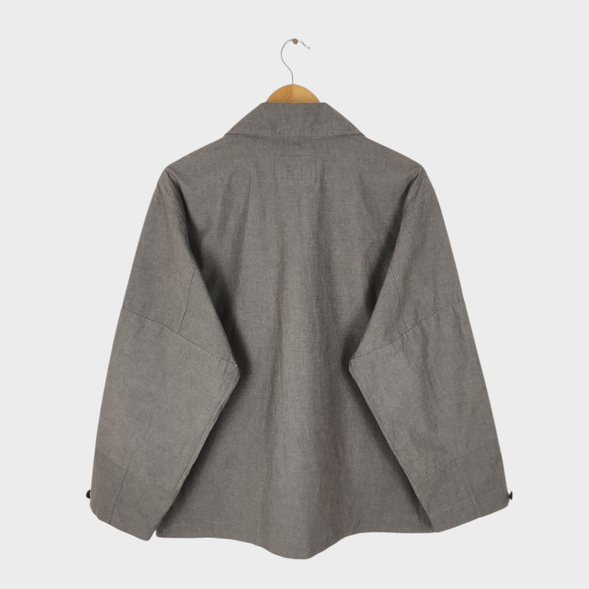 MHL MARGARET HOWELL Men's Grey Cotton Overshirt Jacket