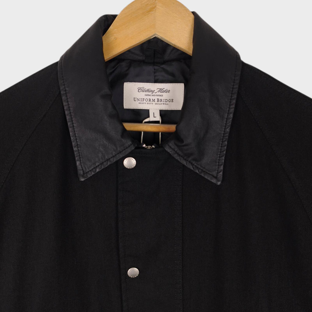 UNIFORM BRIDGE Men's Black Short Hunting Jacket