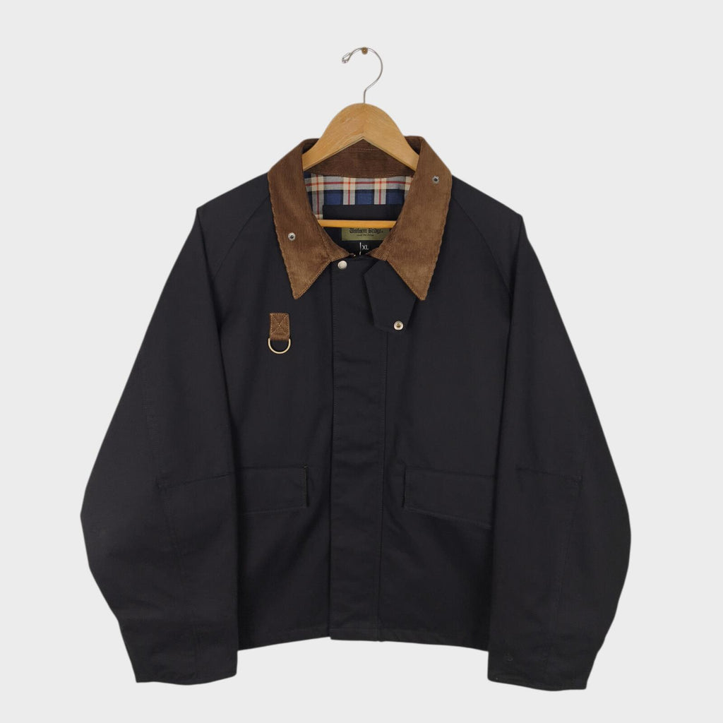 UNIFORM BRIDGE Men's Black Short Hunting Jacket