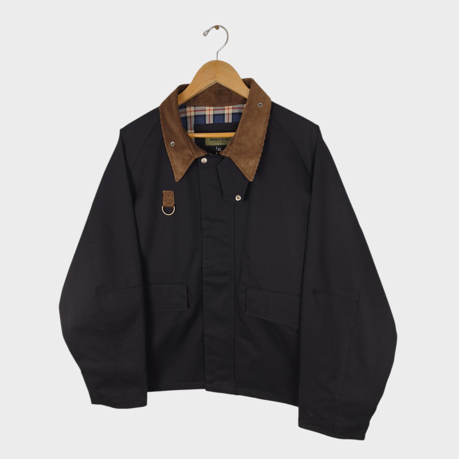 UNIFORM BRIDGE Men's Black Short Hunting Jacket
