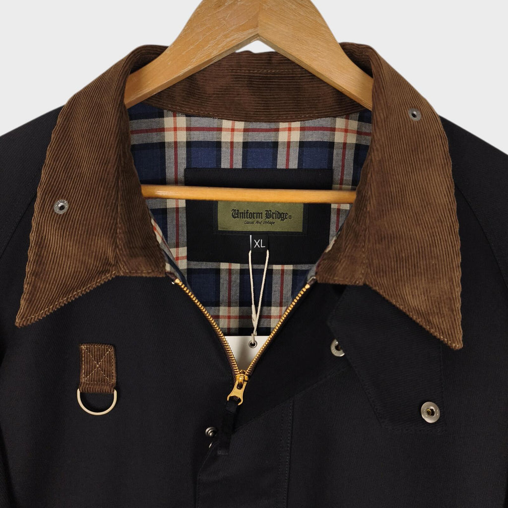 UNIFORM BRIDGE Men's Black Short Hunting Jacket