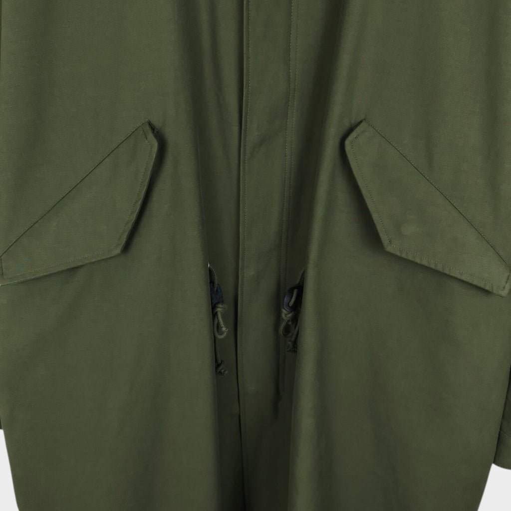 UNIFORM BRIDGE Men's Green M-65  Military Fishtail Parka Jacket