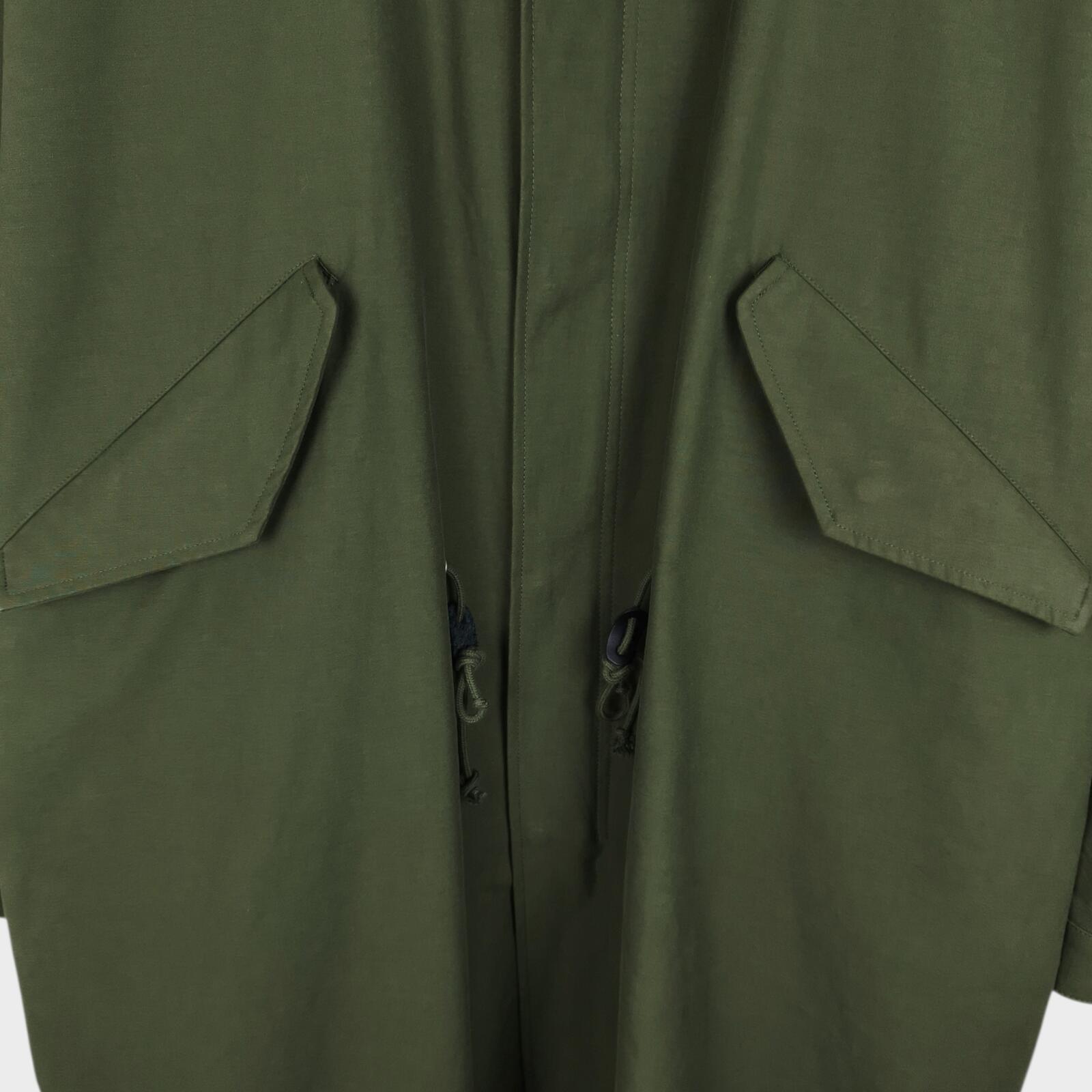 UNIFORM BRIDGE Men's Green M-65  Military Fishtail Parka Jacket