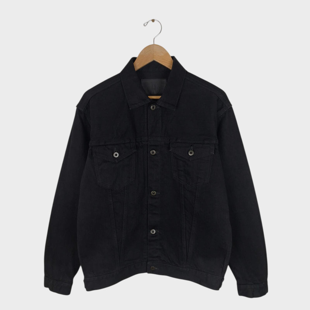 JAPAN BLUE JEANS Men's Made in Japan Black Selvedge Denim Type III Jacket