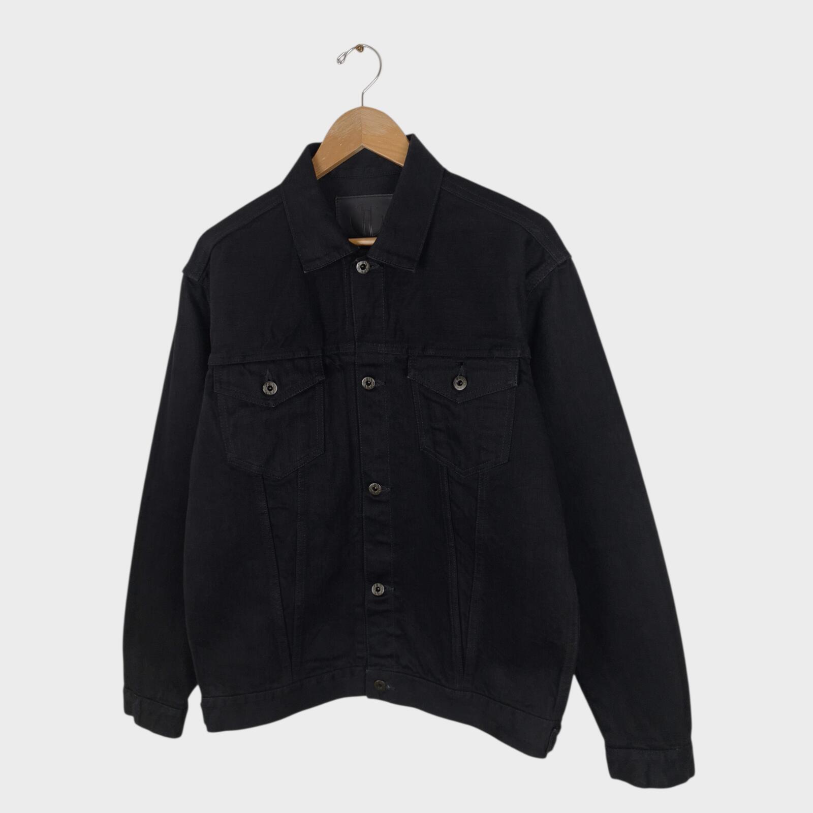 JAPAN BLUE JEANS Men's Made in Japan Black Selvedge Denim Type III Jacket