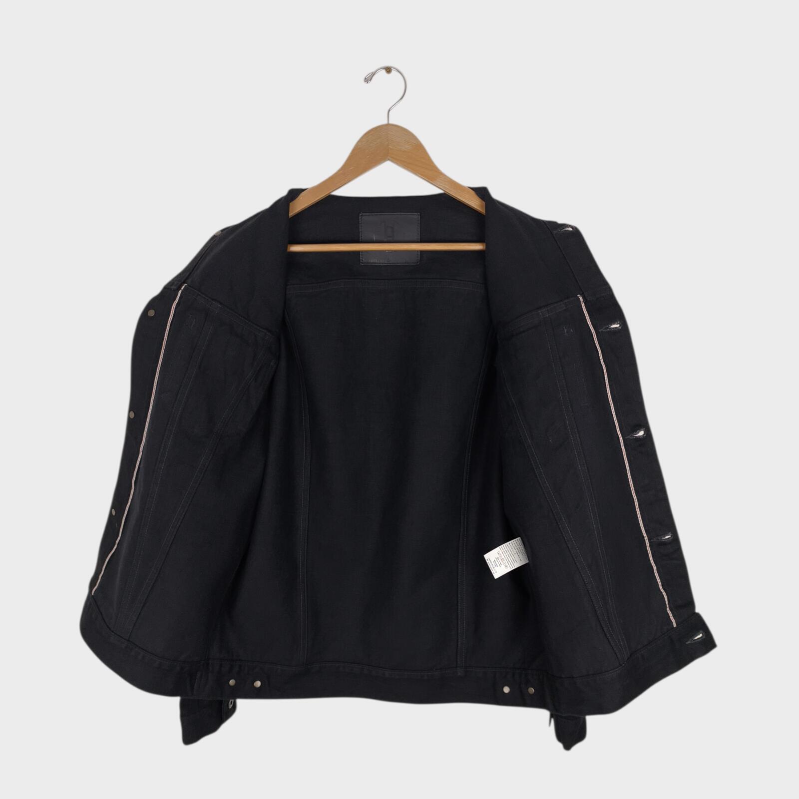 JAPAN BLUE JEANS Men's Made in Japan Black Selvedge Denim Type III Jacket