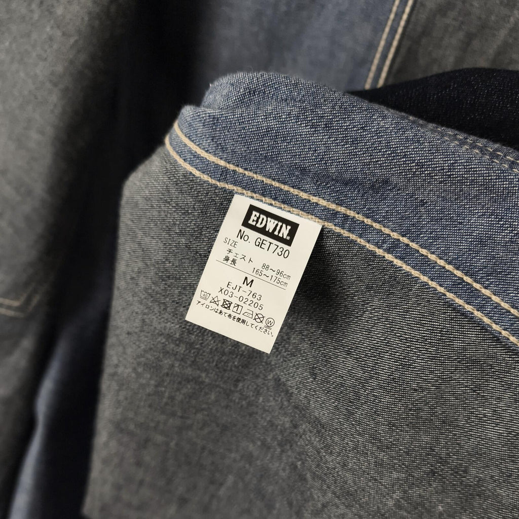EDWIN Japan Men's Patchwork Colourblock Denim Chore Jacket