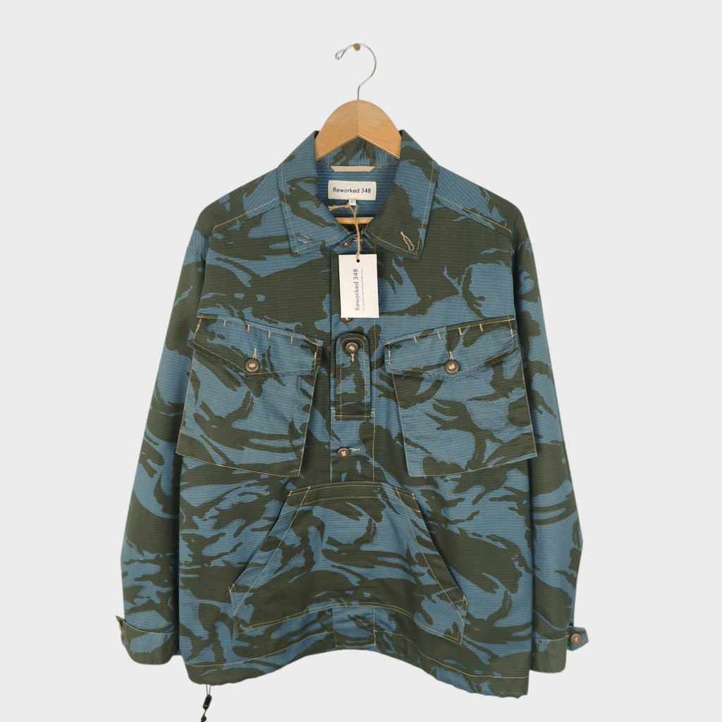 REWORKED 348 Men's Military Camo Smock Parka Jacket
