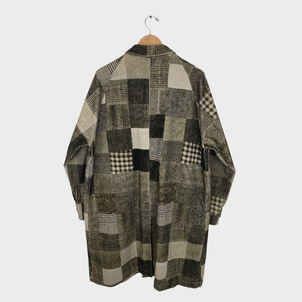 BEAMS PLUS Men's Patchwork Corduroy Coat