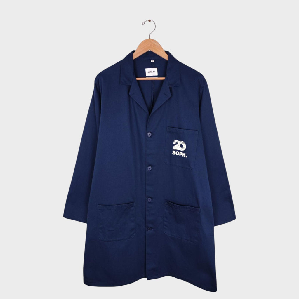 HOLD FAST x SOPHNET Men's Made in England Dark Blue Overall Chore Shop Jacket