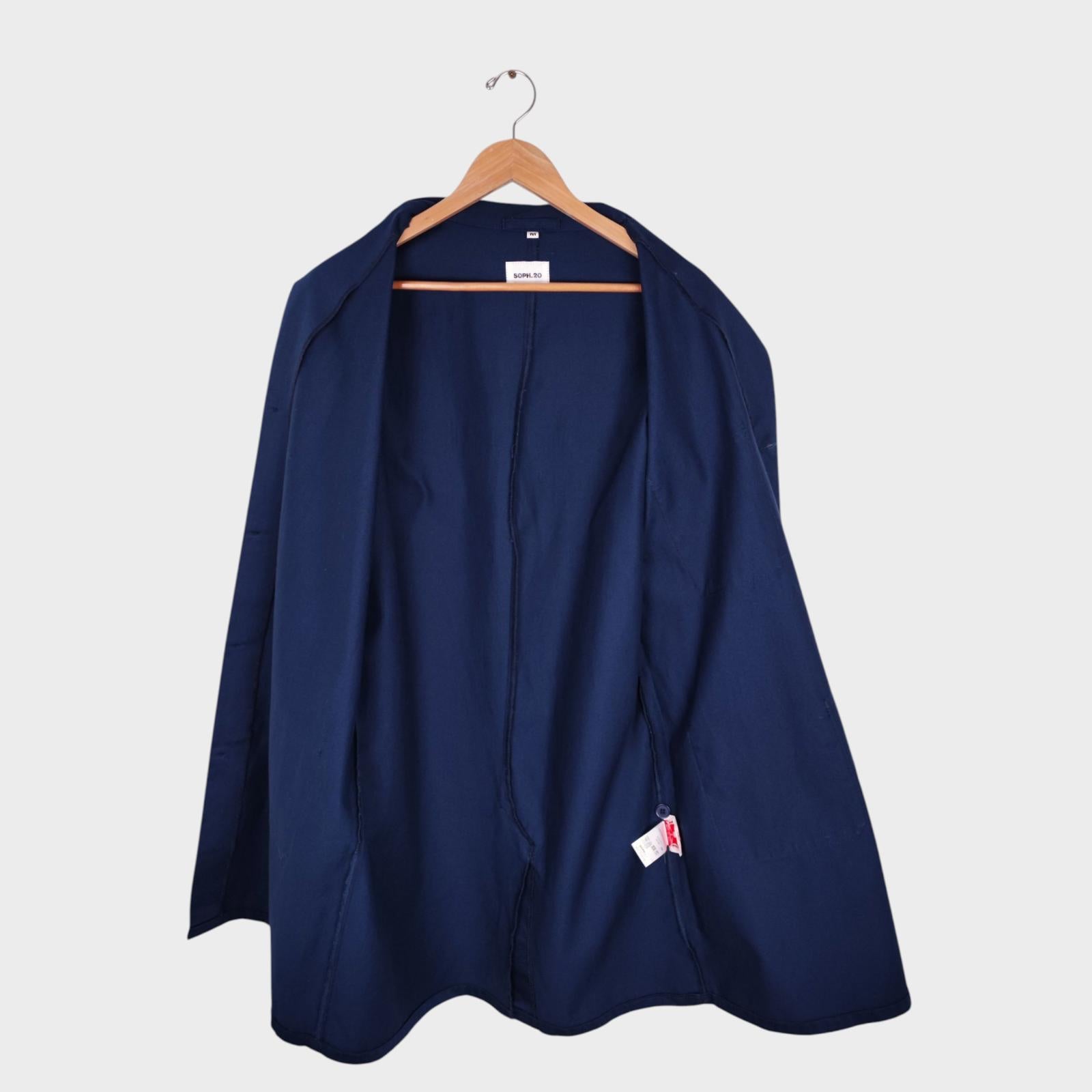 HOLD FAST x SOPHNET Men's Made in England Dark Blue Overall Chore Shop Jacket