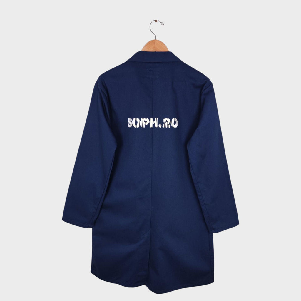 HOLD FAST x SOPHNET Men's Made in England Dark Blue Overall Chore Shop Jacket