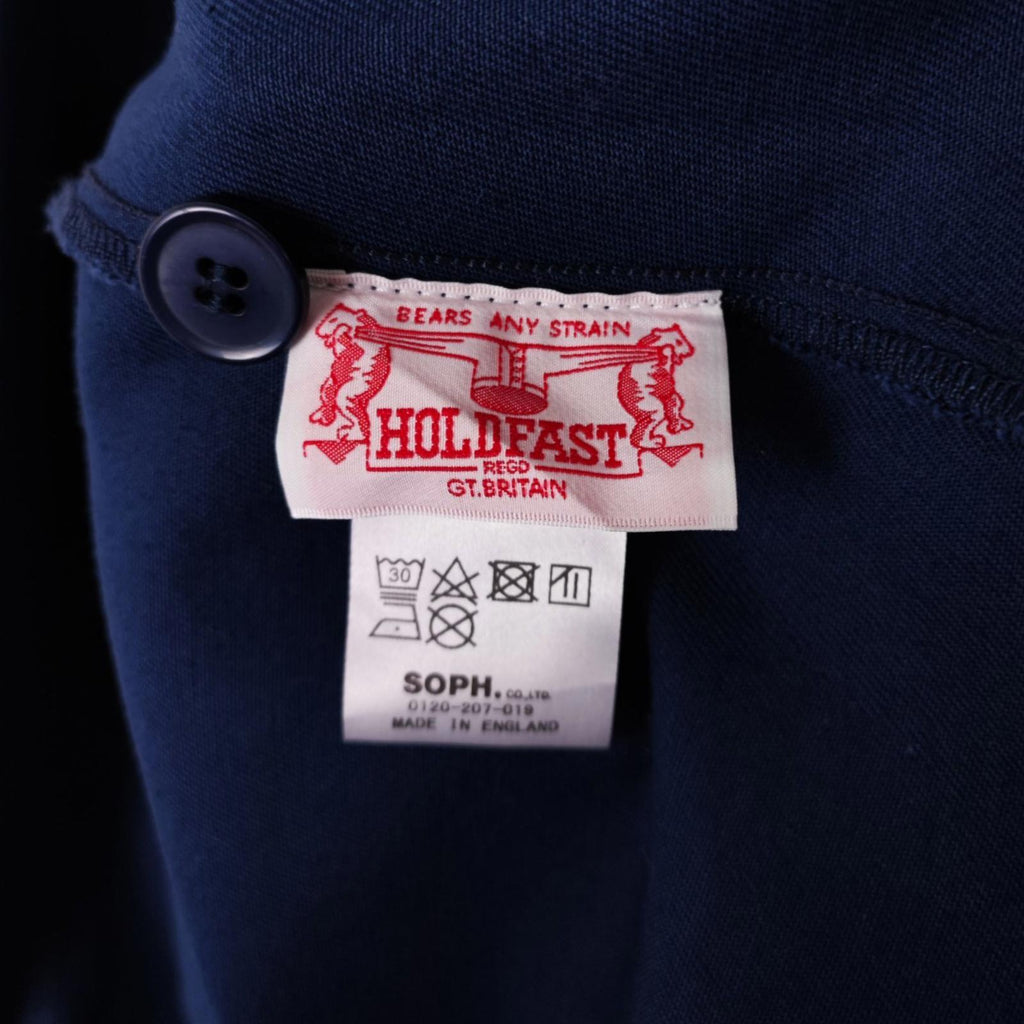 HOLD FAST x SOPHNET Men's Made in England Dark Blue Overall Chore Shop Jacket