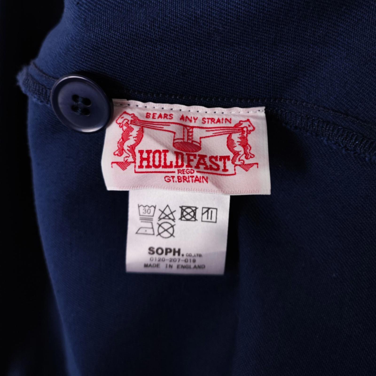 HOLD FAST x SOPHNET Men's Made in England Dark Blue Overall Chore Shop Jacket