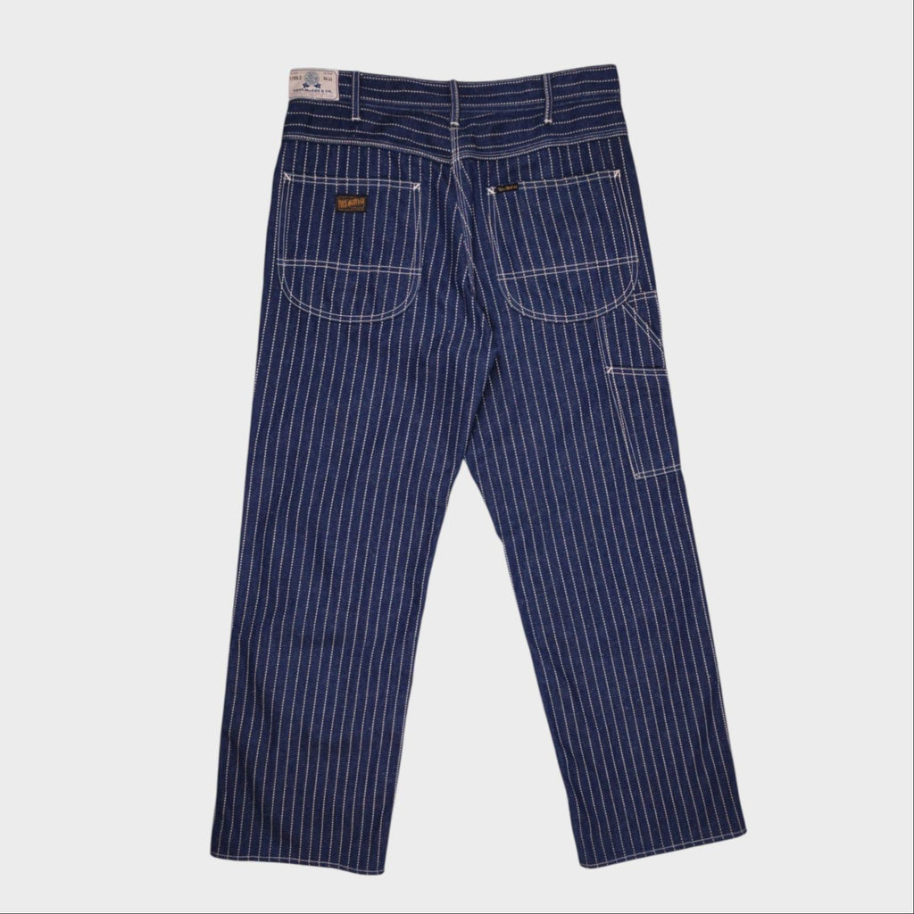 TOYS MCCOY Men's Blue Made in Japan Wabash Railroad Carpenter Trousers