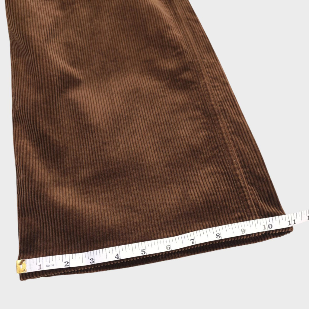 BUZZ RICKSON Men's Made in Japan Brown U.S. Army Working Corduroy Trousers