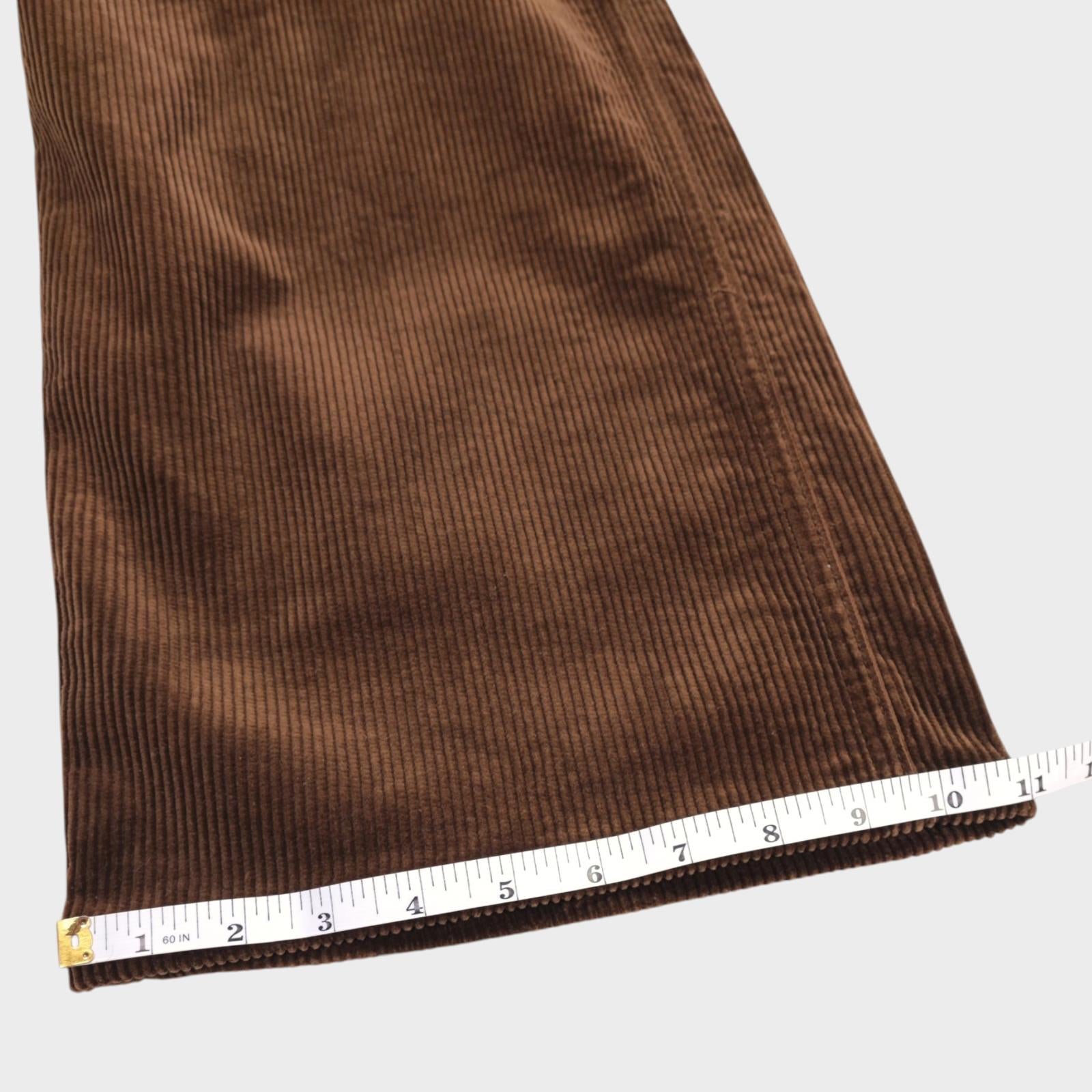 BUZZ RICKSON Men's Made in Japan Brown U.S. Army Working Corduroy Trousers