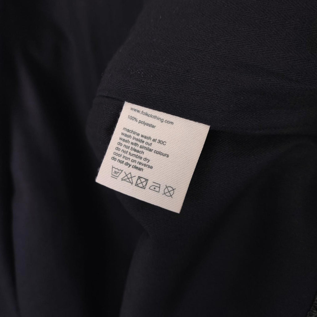 FOLK Men's Black/Green Knitted Relaxed Fit Jacket