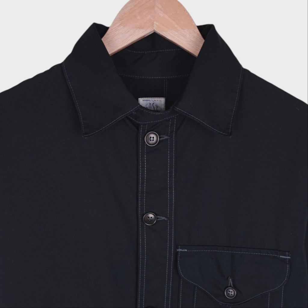 POST OVERALLS Men's Black Made in USA Cruzer Jacket