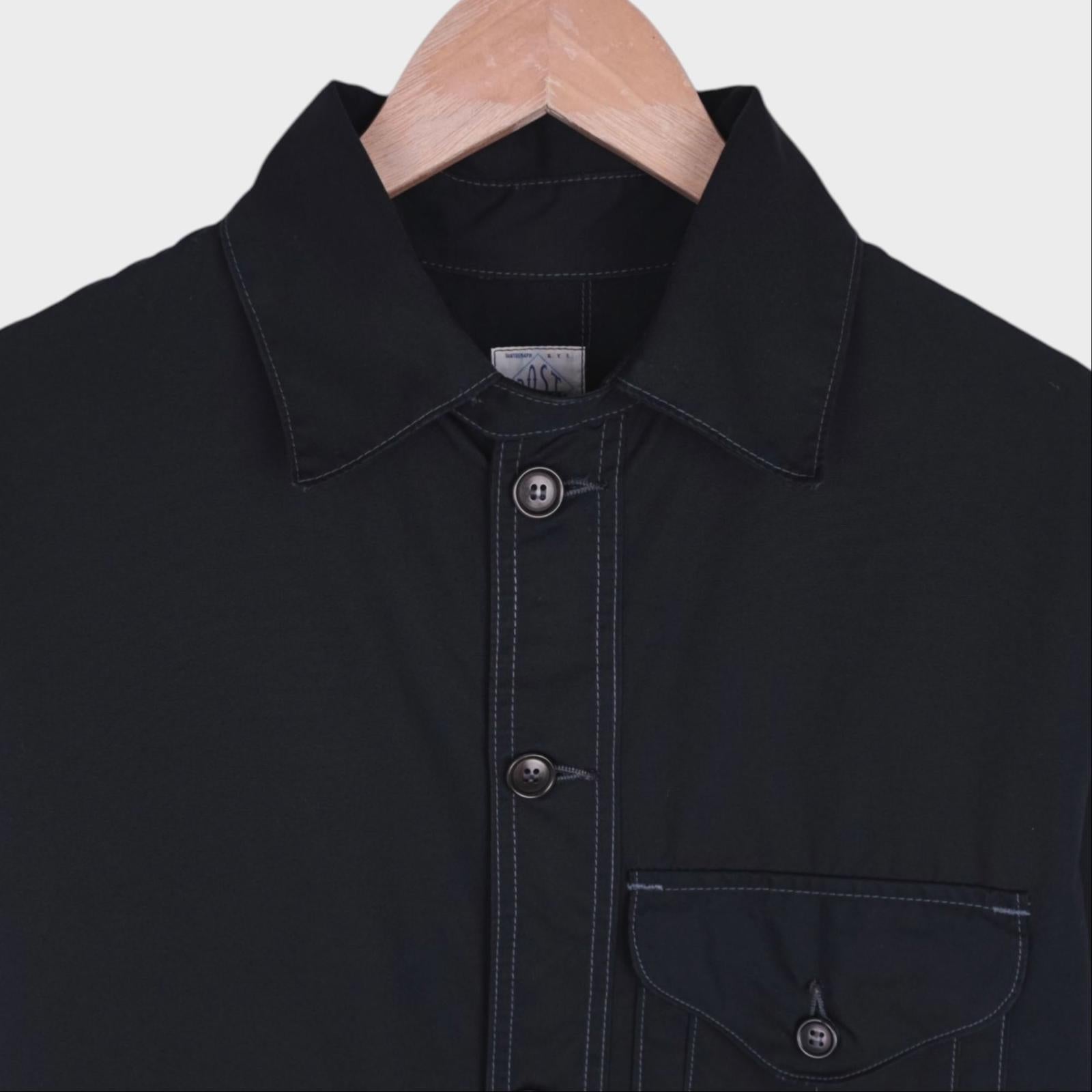 POST OVERALLS Men's Black Made in USA Cruzer Jacket