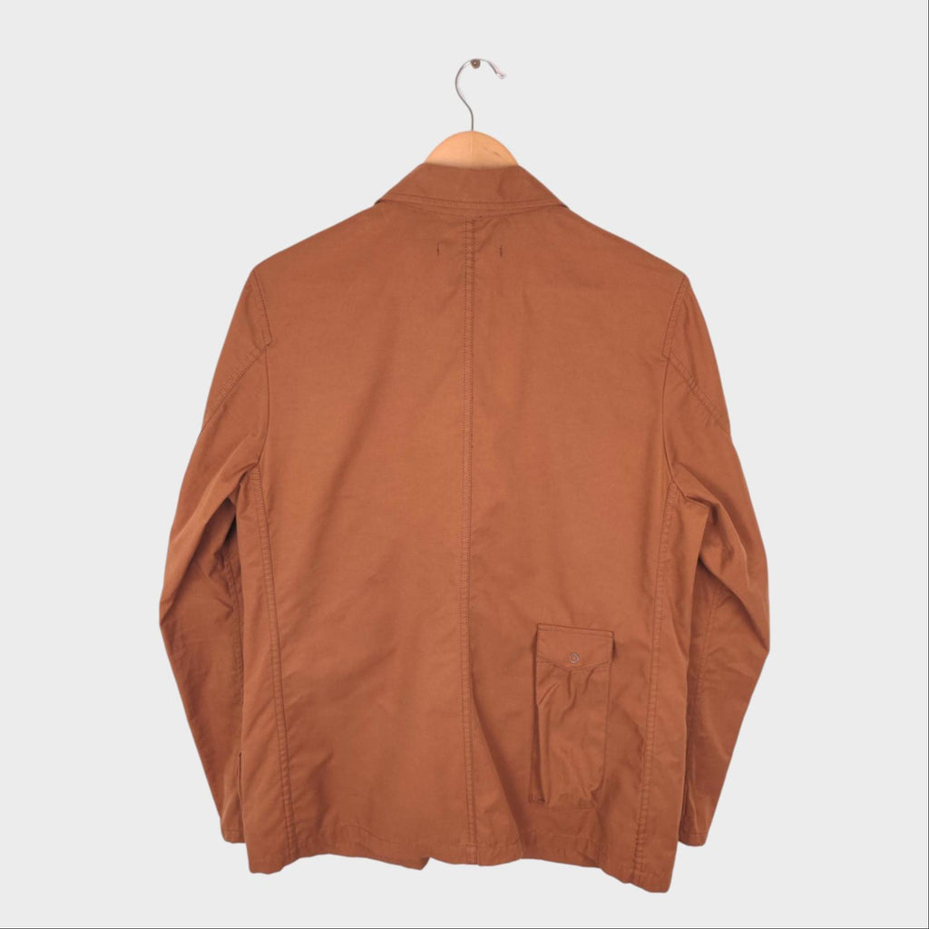 JOHNBULL Men's Burnt Orange Military Utility Jacket