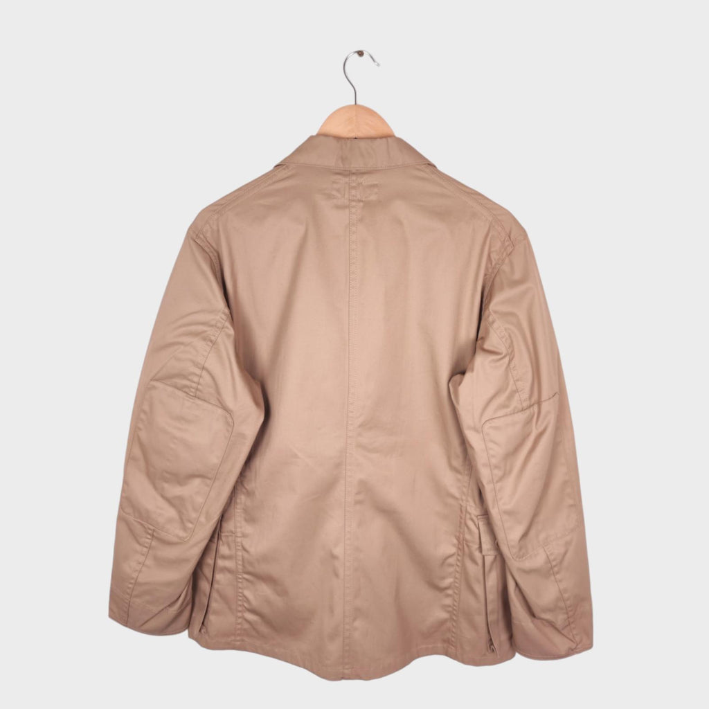 SASSAFRAS Men's Made in Japan Cotton Gabardine B.D.U. Leaf Chore Jacket