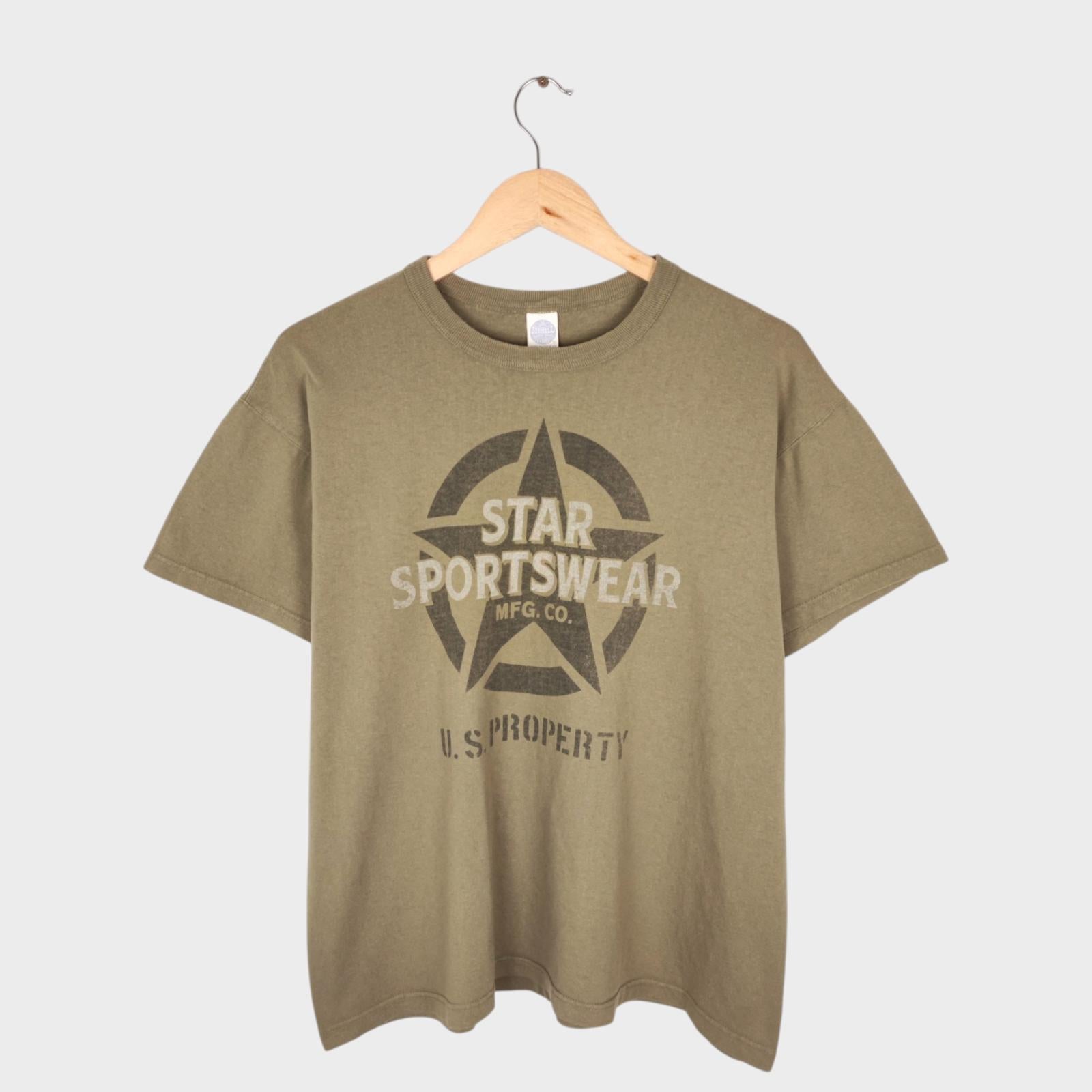 TOYS MCCOY McHill Sportswear Men's Made in Japan 'Star Sportswear' Print T-Shirt