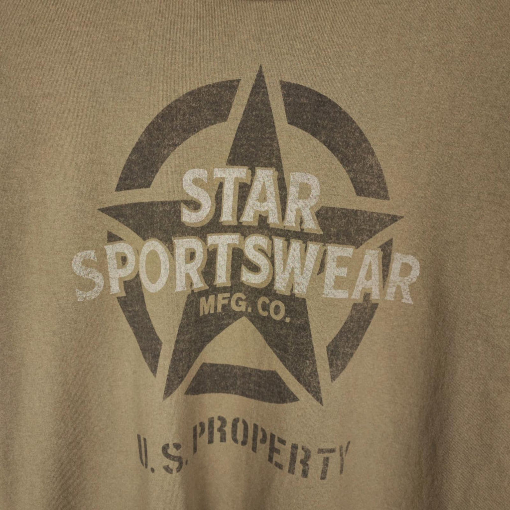 TOYS MCCOY McHill Sportswear Men's Made in Japan 'Star Sportswear' Print T-Shirt