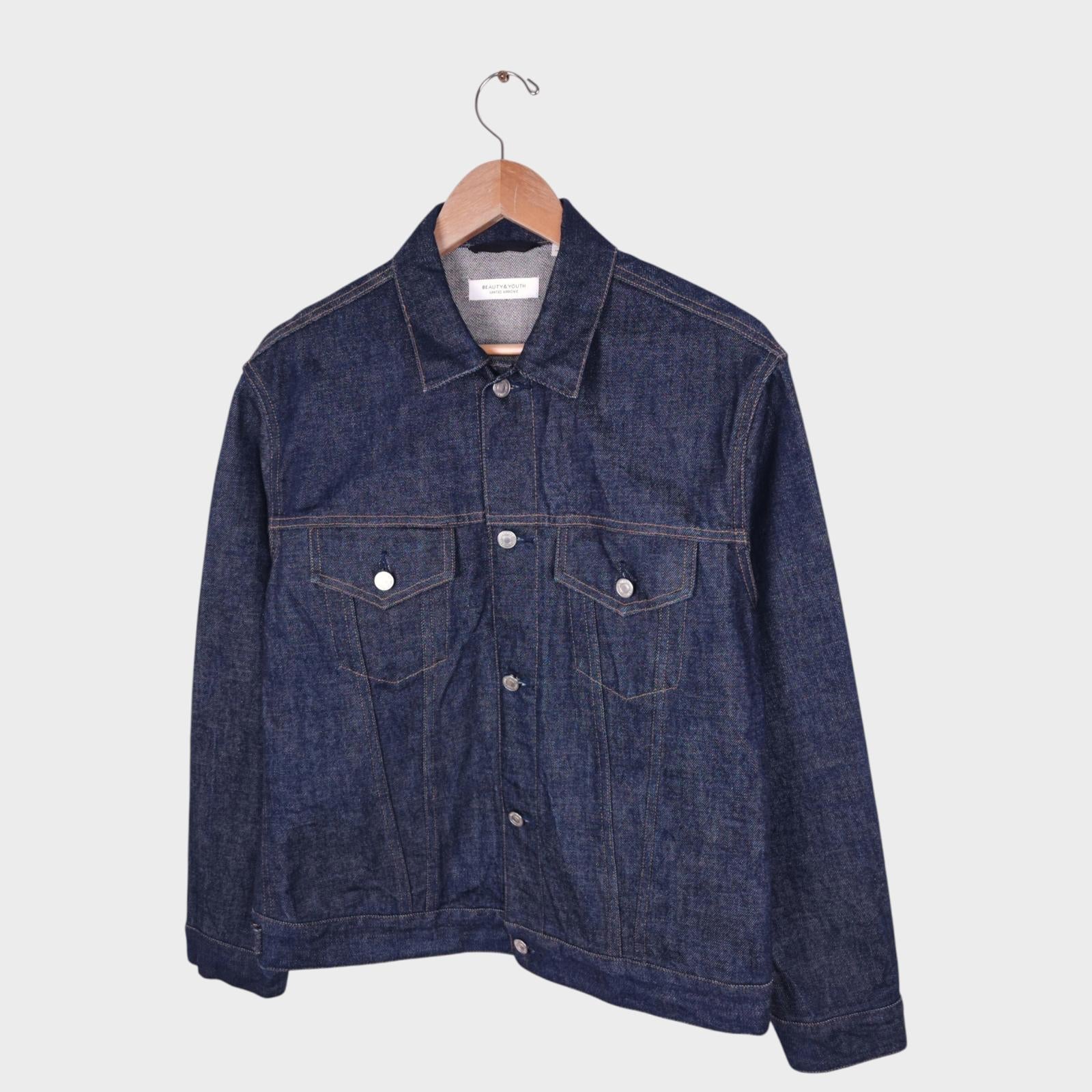 UNITED ARROWS Men's Made in Japan Denim Trucker Jacket
