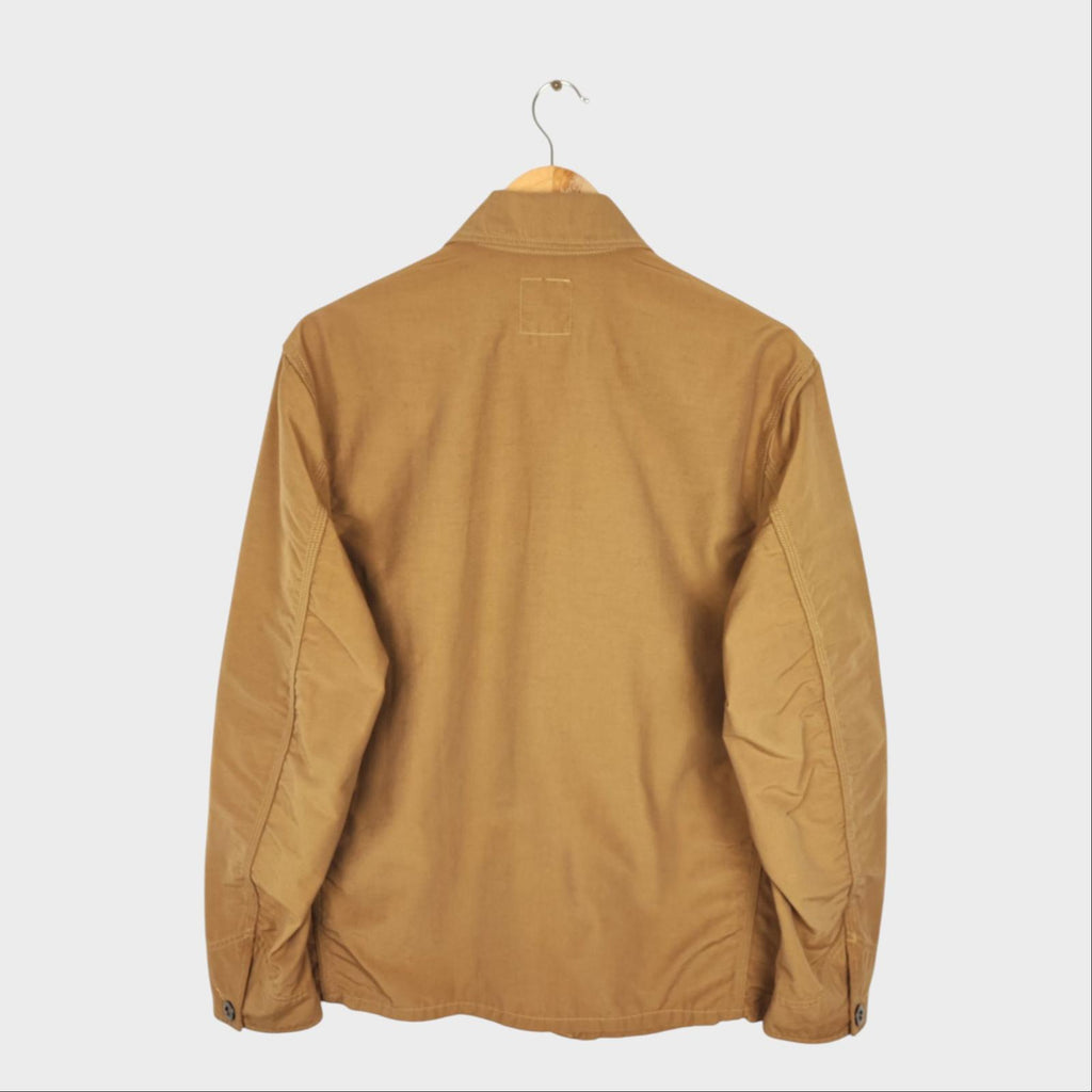 MOMOTARO Men's Golden Khaki Made in Japan Cotton/Nylon Chore Jacket