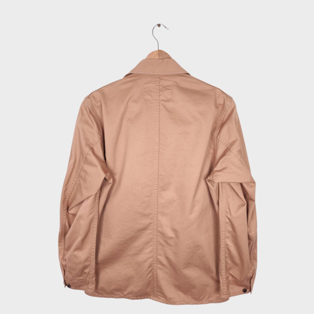 SUGAR CANE Men's Made in Japan Beige Cotton Twill Chore Jacket