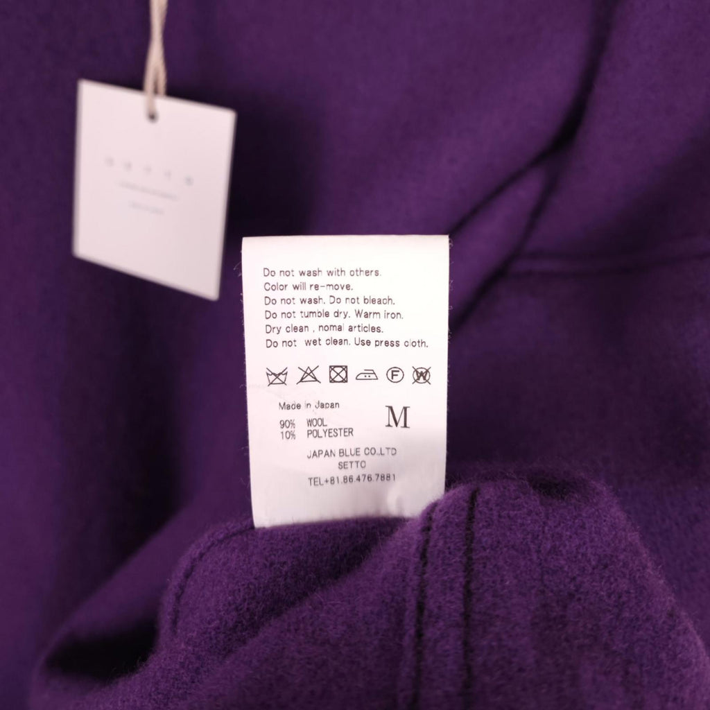 SETTO Men's Made in Japan Purple Wool Blend Field Jacket