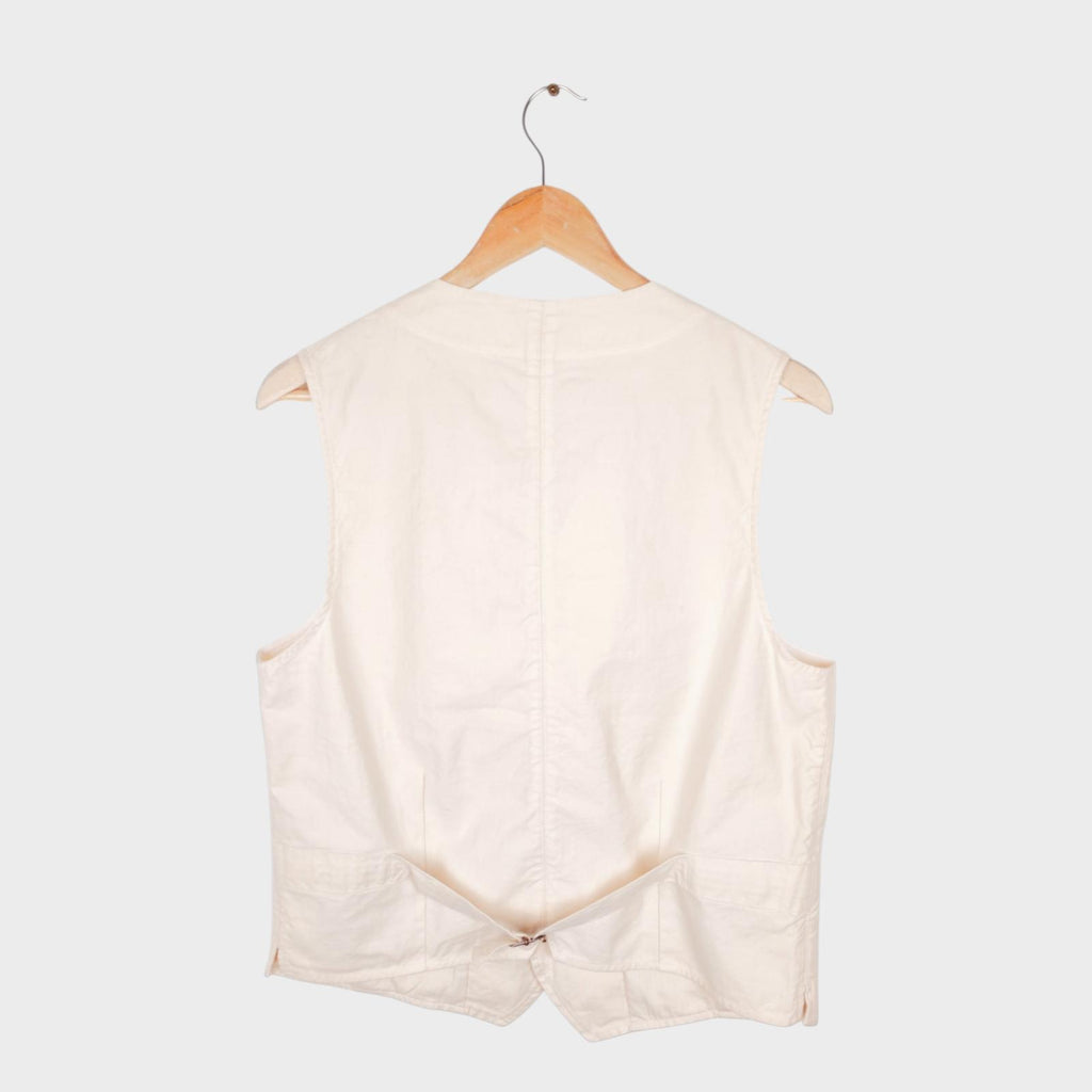 MANIFATTURA CECCARELLI Men's Cream Made in Italy Waistcoat
