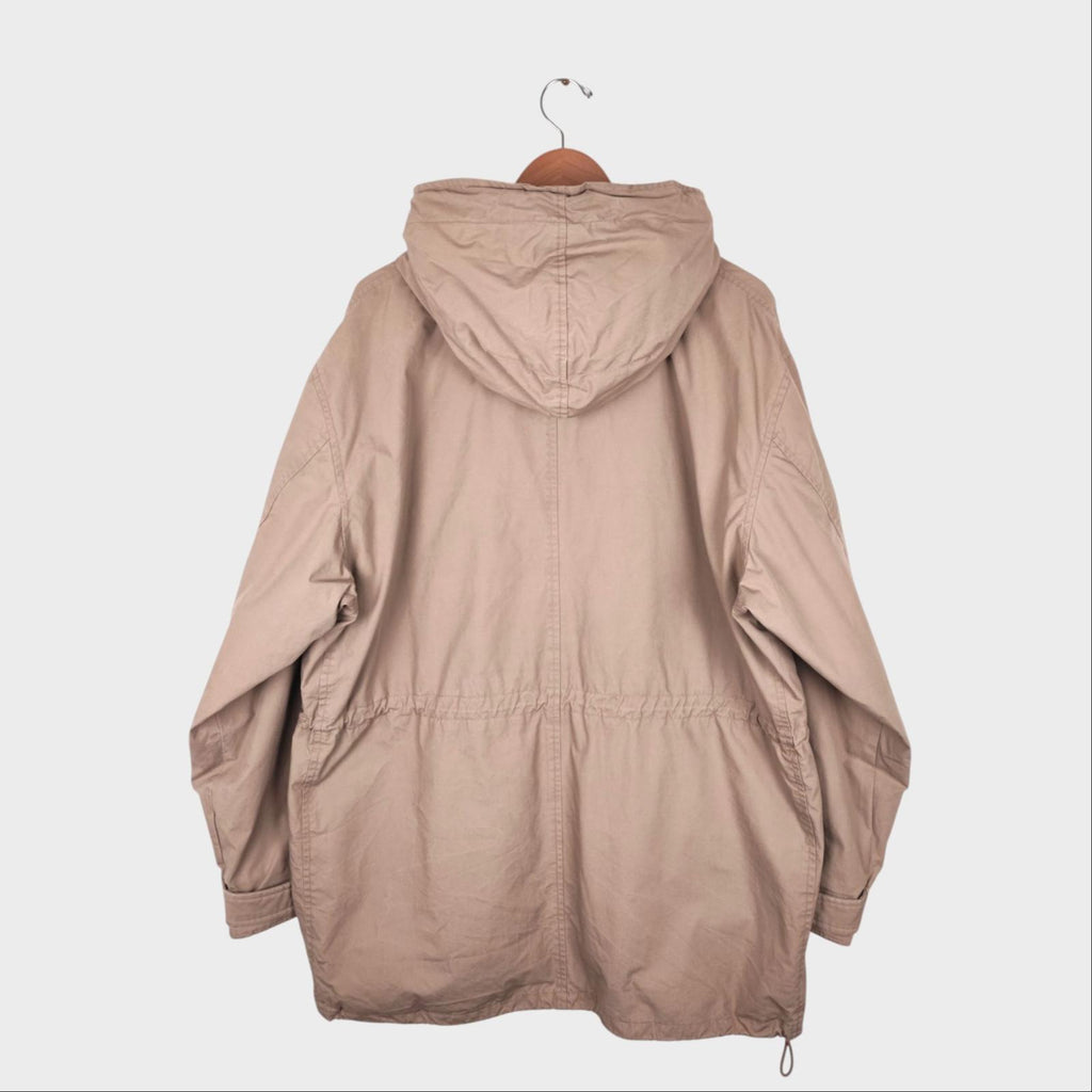 MHL MARGARET HOWELL Men's Beige Down Lined Parka Jacket