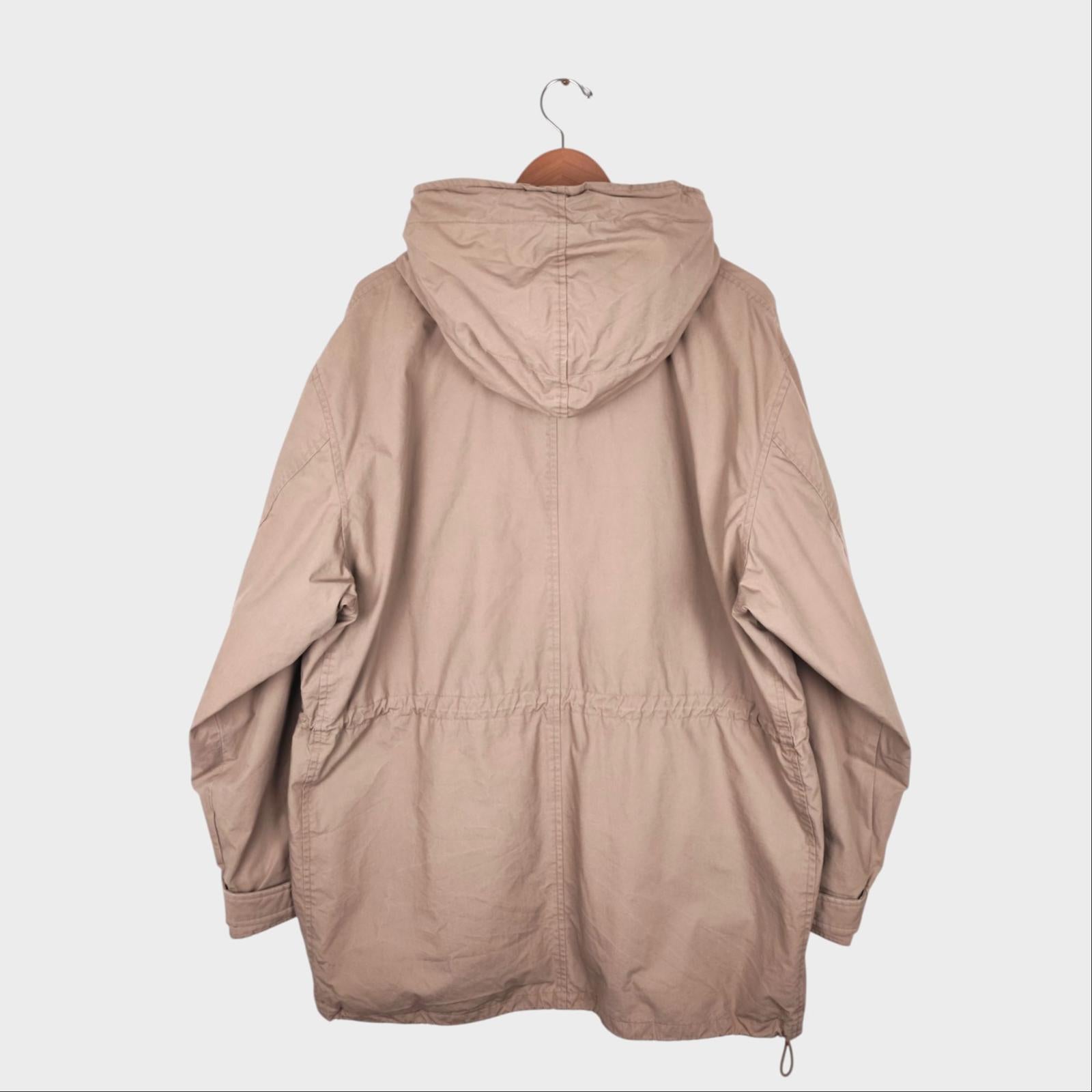 MHL MARGARET HOWELL Men's Beige Down Lined Parka Jacket