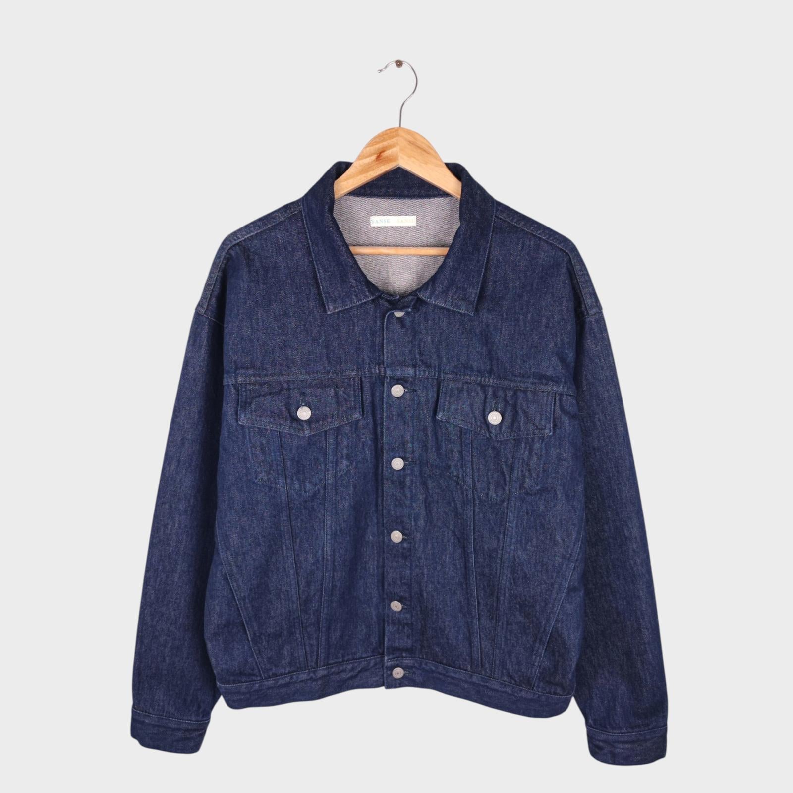 JAPAN BLUE JEANS Sanse Sanse Men's Made in Japan Blue Relaxed Fit Denim Jacket