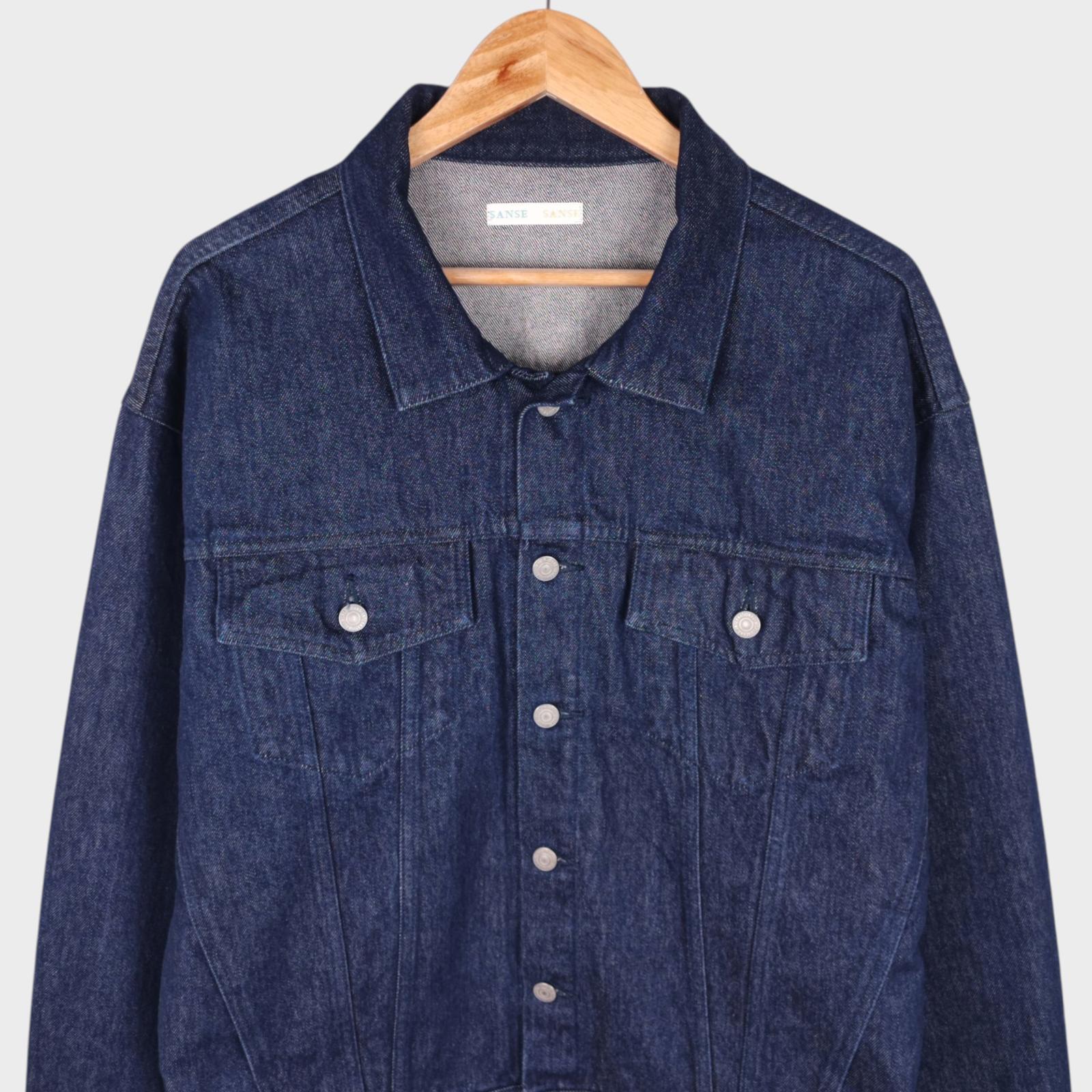 JAPAN BLUE JEANS Sanse Sanse Men's Made in Japan Blue Relaxed Fit Denim Jacket