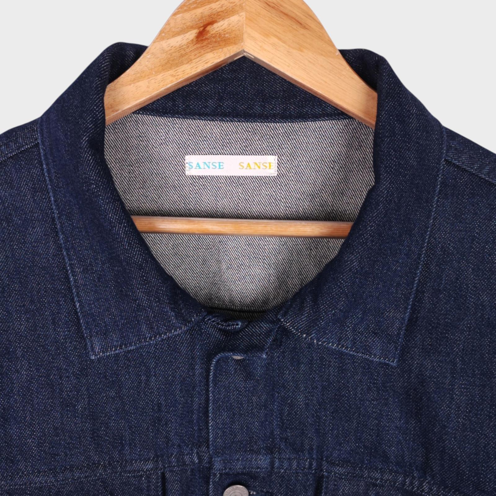 JAPAN BLUE JEANS Sanse Sanse Men's Made in Japan Blue Relaxed Fit Denim Jacket