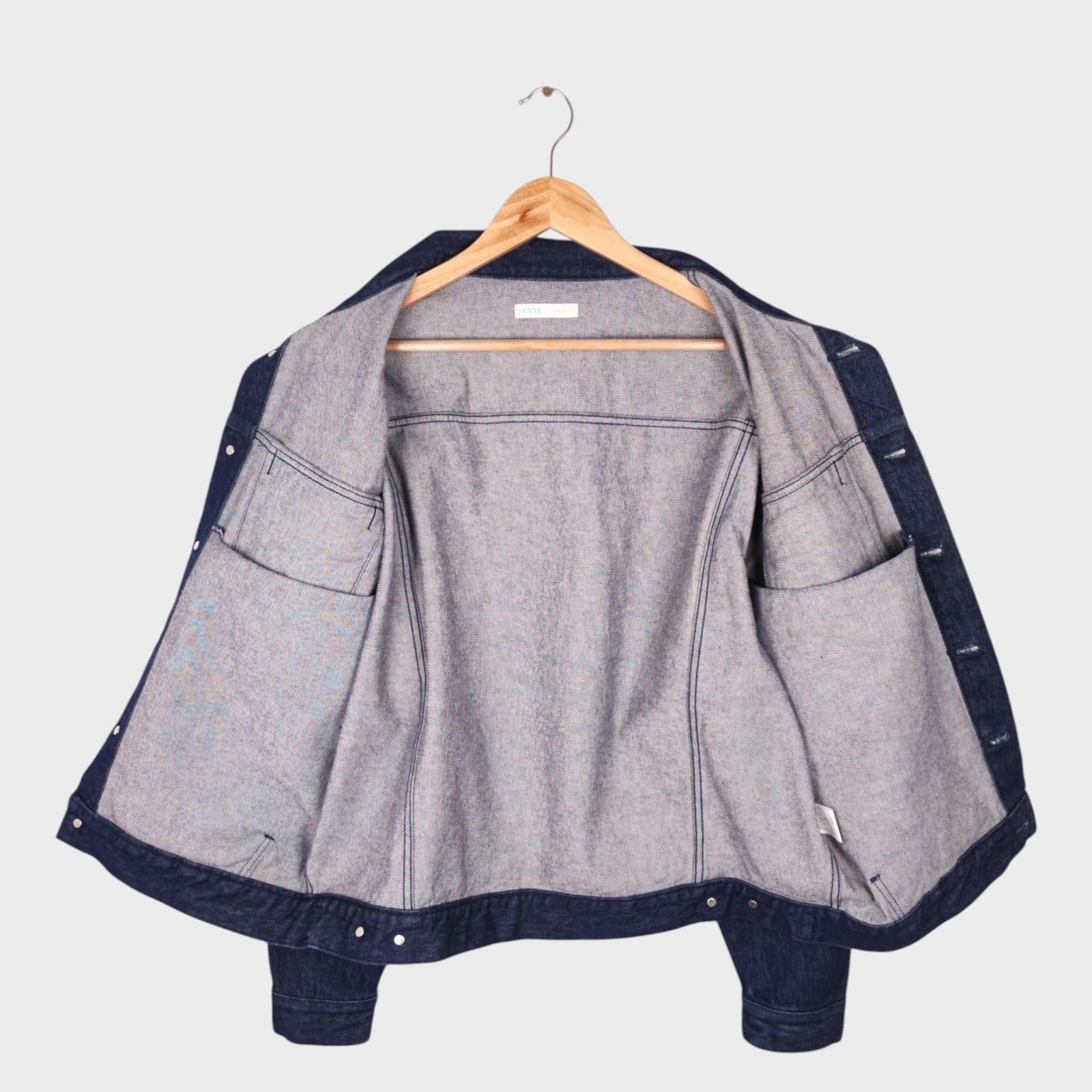 JAPAN BLUE JEANS Sanse Sanse Men's Made in Japan Blue Relaxed Fit Denim Jacket