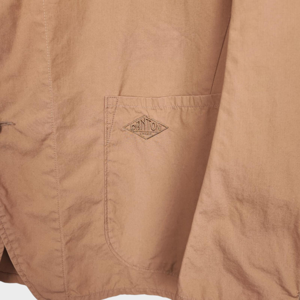 DANTON Men's Made in Japan Beige Lightweight Cotton Chore Jacket